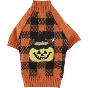 Cat & XS Dog & Puppy Thanksgiving Sweater, Pumpkin Knitwear